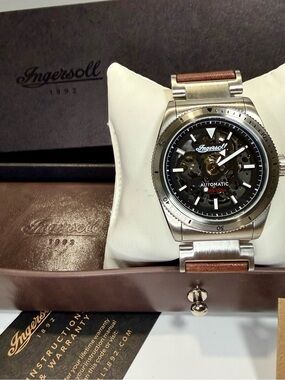 Ingersoll The Scovill Skeleton Automatic Classic Mens Watch